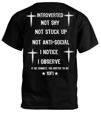 Black & White Introverted T-Shirt