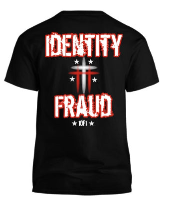 Red & Black Identify Fraud T-Shirt (RealRare)